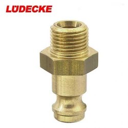 LUDECKE - LÜDECKE ESM 14 NA Mini Plugs with Male Thread, 1/4