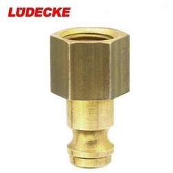 LÜDECKE - LÜDECKE ESM 14 NI Mini Stoper Uç (1/4” Erkek)