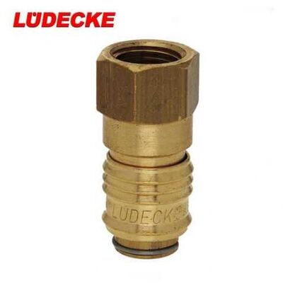 LÜDECKE ESM 18 I Mini Couplings with Female Thread, 1/8”
