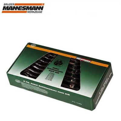 Mannesmann 110-08 DIN Açık Ağız Anahtar Takımı - (8 parça, 6-22mm)