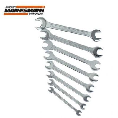 Mannesmann 110-08 DIN Açık Ağız Anahtar Takımı - (8 parça, 6-22mm) - 1