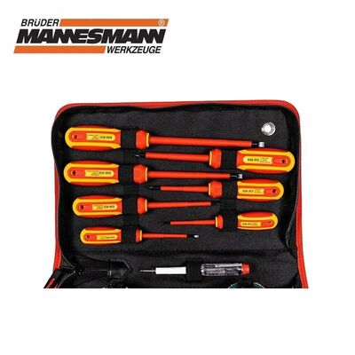Mannesmann 11214 VDE İzoleli Tornavida Pense Seti, 14 Parça