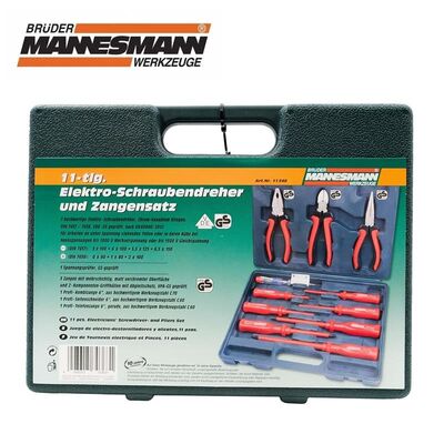 Mannesmann 11240 VDE Tornavida ve Pense Seti, 11Parça