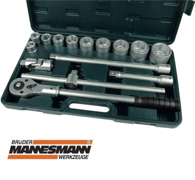Mannesmann 2065 Socket Set, 3/4“, 15 Pcs - 2
