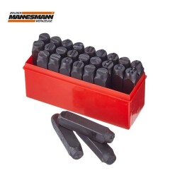 Mannesmann 244-04 Harf Zımba Seti, 4mm - 5