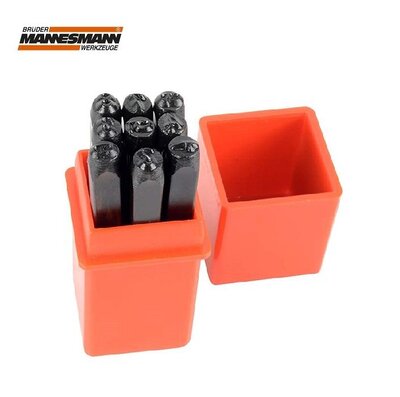 Mannesmann 245-10 Rakam Zımba Seti, 10mm - 3