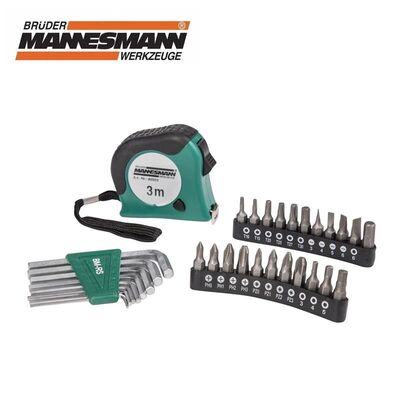Mannesmann 29032 Tool Set, 47Pcs.
