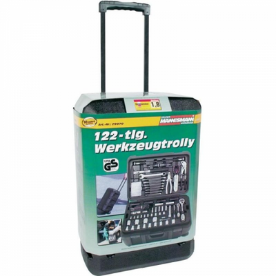 Mannesmann 29070 Professional Tool Trolley, 122 Pcs