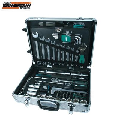 Mannesmann 29077 Tool Set in Aluminum Case, 159 Pcs - 6
