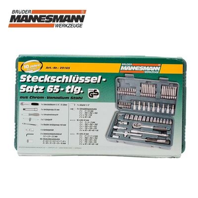 Mannesmann 29165 Bits Uç Lokma Seti, 65 Parça