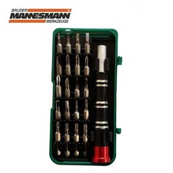 MANNESMANN - Mannesmann 29721 Precision Screwdriver and Bits Set
