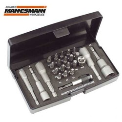 MANNESMANN - Mannesmann 29824 Security Bit Set, 24 Pcs
