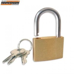 MANNESMANN - Mannesmann 413-60 Solid Brass Padlocks, 60mm MANNESMANN - Mannesmann 413-60 Solid Brass Padlocks, 60mm