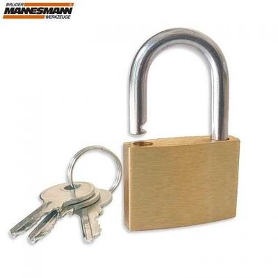 Mannesmann 413-60 Solid Brass Padlocks, 60mm