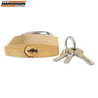 Mannesmann 413-60 Solid Brass Padlocks, 60mm