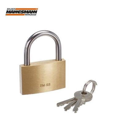 Mannesmann 413-60 Solid Brass Padlocks, 60mm