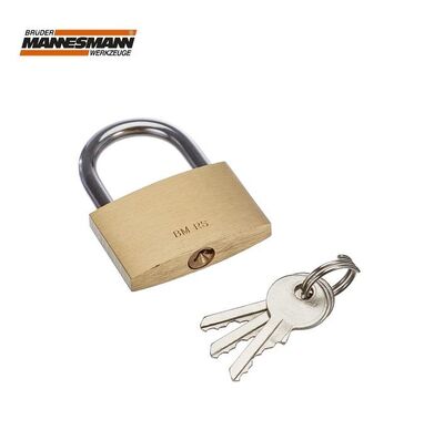 Mannesmann 413-60 Solid Brass Padlocks, 60mm