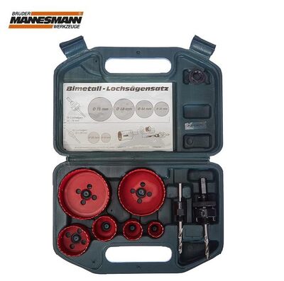 Mannesmann 44100 HSS Bi-Metal Delik Testeresi Seti, 8 Parça