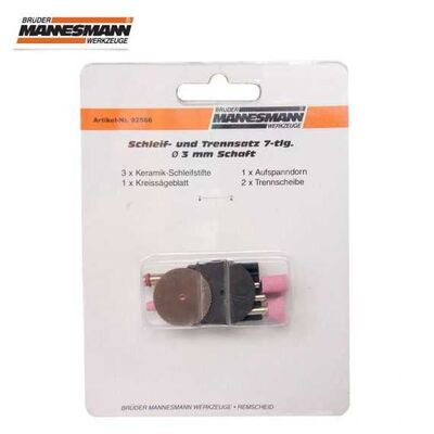Mannesmann 92566 Mini Grinding & Cutting Set, 7 Pcs