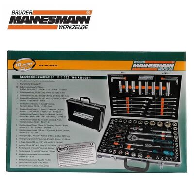 Mannesmann 98432 Tool Set, 232 pieces