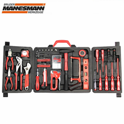 MANNESMANN - Mannesmann 29065 Tool Box, 56 Pcs