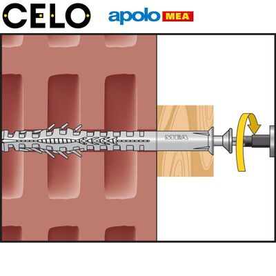 MEA HBR Boşluklu Çerçeve Dübeli (10x100mm, 100 adet) - 5