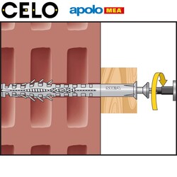 MEA HBR Boşluklu Çerçeve Dübeli (10x160mm, 50 adet) - 5
