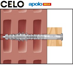 MEA HBR Boşluklu Çerçeve Dübeli + PZ3 Vida (8x80mm, 25 adet) - 6