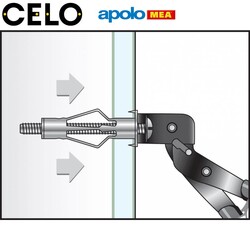 MEA HRM 4/20 Metal Boşluk Dübeli (8x46mm, 100 adet) - 5