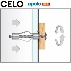 MEA HRM 4/20 Metal Boşluk Dübeli (8x46mm, 100 adet) - 6