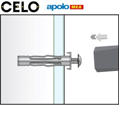 MEA HRM 5/16 Metal Boşluk Dübeli (11x52mm, 100 adet)