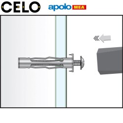 MEA HRM 5/16 Metal Boşluk Dübeli (11x52mm, 100 adet) - 4
