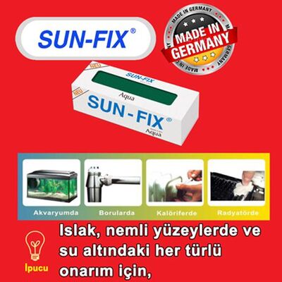 SUN-FIX Macun Kaynak, AQUA, 12 Adet