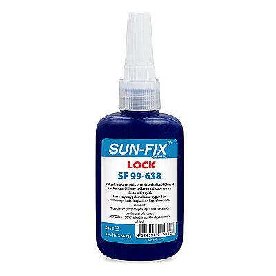SUN-FIX Cıvata Sabitleyici, 50ml (LOCK SF 99-638) - 1