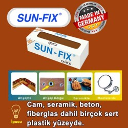 SUN-FIX Epoxy Adhesive, QUICK (12 Pieces) - 2