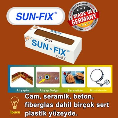 SUN-FIX Epoxy Adhesive, QUICK (12 Pieces) - 2