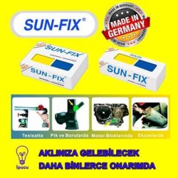 SUN-FIX Macun Kaynak, UNIVERSAL VERWENDBAR, 40gr, 1 Adet - 2