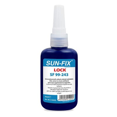 SUN-FIX Thread Locker, 50ml, LOCK SF 99-243 - 2