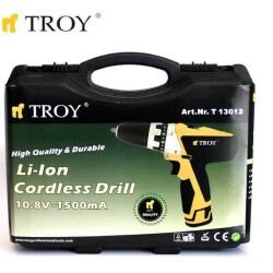 TROY 13012 Li-Ion Akülü Vidalama, 10.8V - 4
