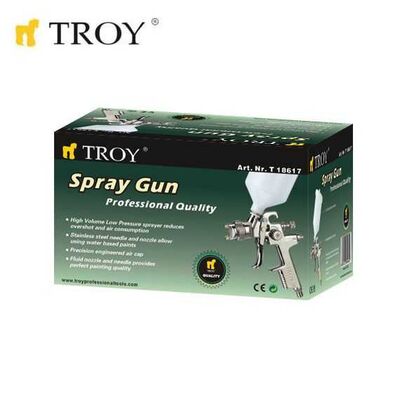 TROY 18617 Professional Spray Gun, 1.4mm