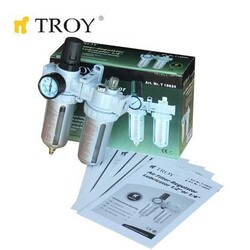TROY 18624 Şartlandırıcı (Filtre + Regülatör + Yağlayıcı) 1/4(N)PT - 3
