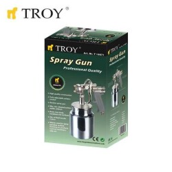 TROY 18671 Suction Feed Spray Gun, 1.5mm - 4