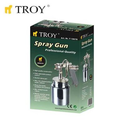 TROY 18678 Suction Feed Spray Gun, 1.8mm - 3