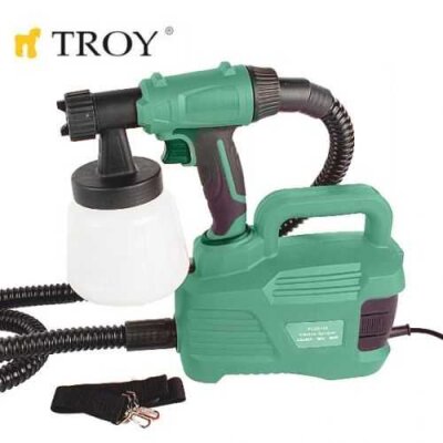 TROY 18690 Portatif Elektrikli Sprey Boya Tabancası, 800W - 1