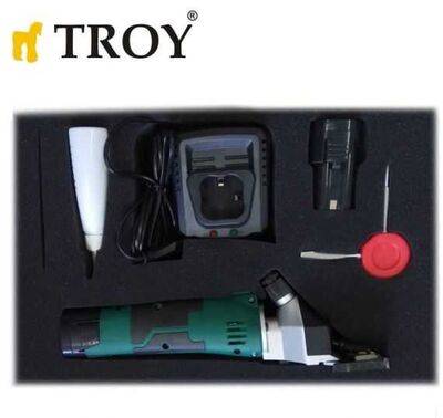 TROY 19903 Akülü Koyun Kırkma Makinası, 14.4V, 45W