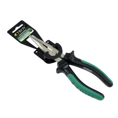 TROY 21028 Straight-Nose Plier, 180mm - 3