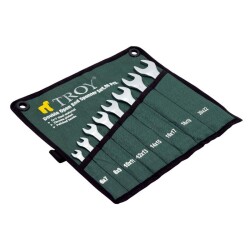 TROY 21508 Açık Ağız Anahtar Takımı (8 Parça, 6-22mm) - 3