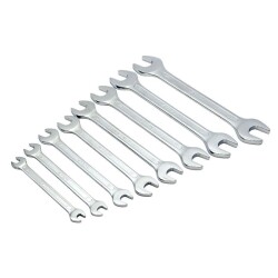 TROY 21508 Open-End Spanner Set - 12Pcs, 6-22mm - 2