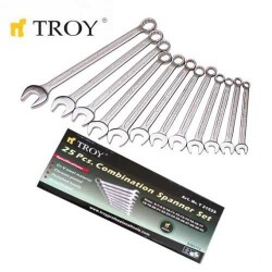 TROY 21512 Kombine Anahtar Takımı (12 Parça, 6-22mm) - 4