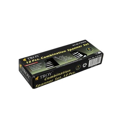 TROY 21512 Kombine Anahtar Takımı (12 Parça, 6-22mm) - 1
